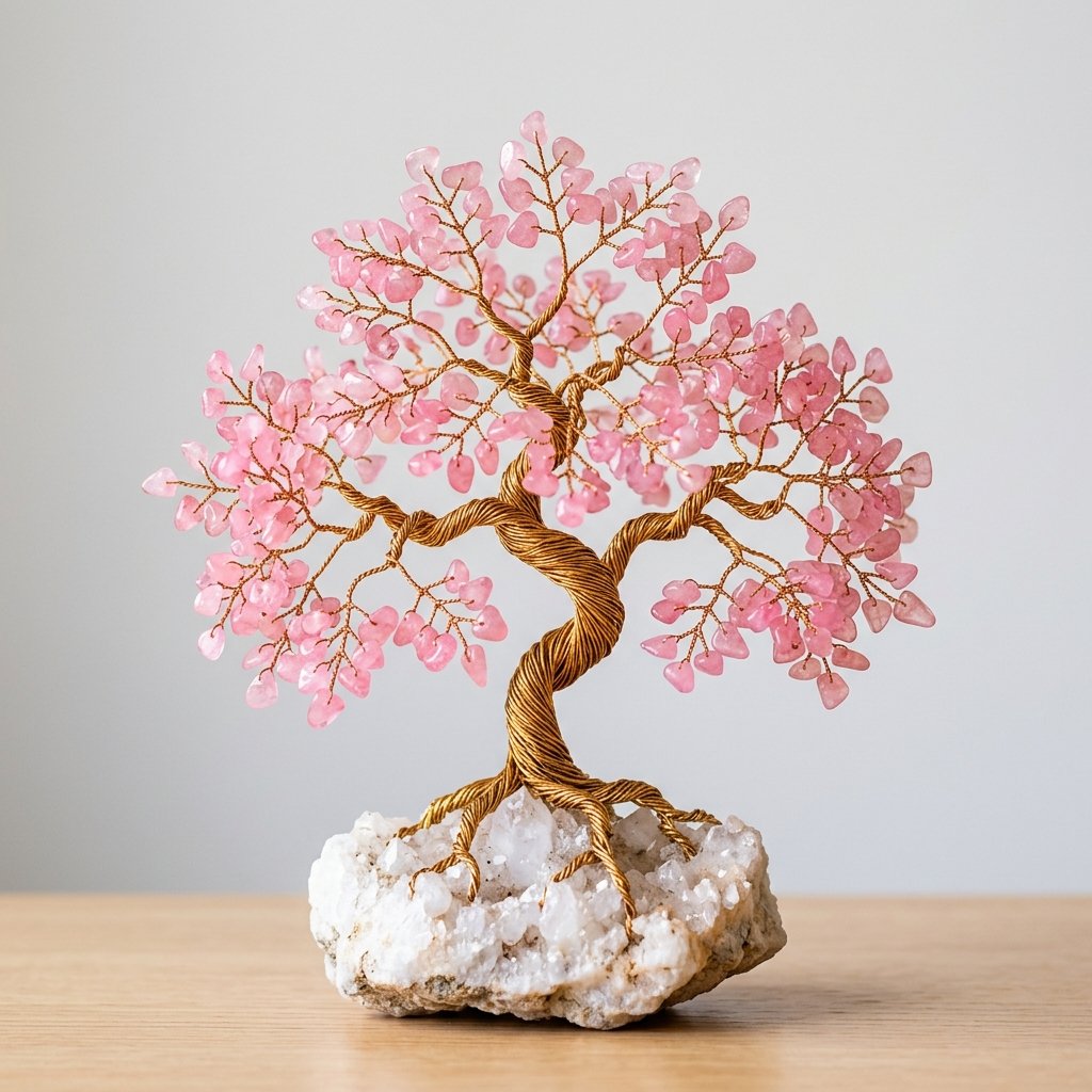 Rose Quartz Love & Harmony Gemstone Tree (300 Beads)